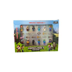 Minifiguras 12 Personajes con Armas - Minecraft