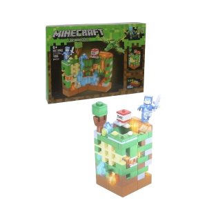 Lego con luces verde +170 piezas - Minecraft