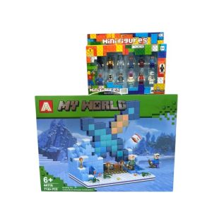 Combo 4 - Lego 700 piezas + Minifiguras - Minecraft