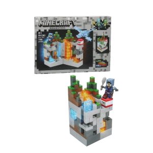 Lego con luces gris +170 piezas - Minecraft